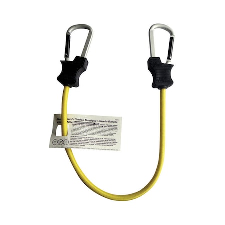Keeper Keeper Black/Yellow Bungee Cord 24 in. L X 0.315 in. 1 pk 06152
